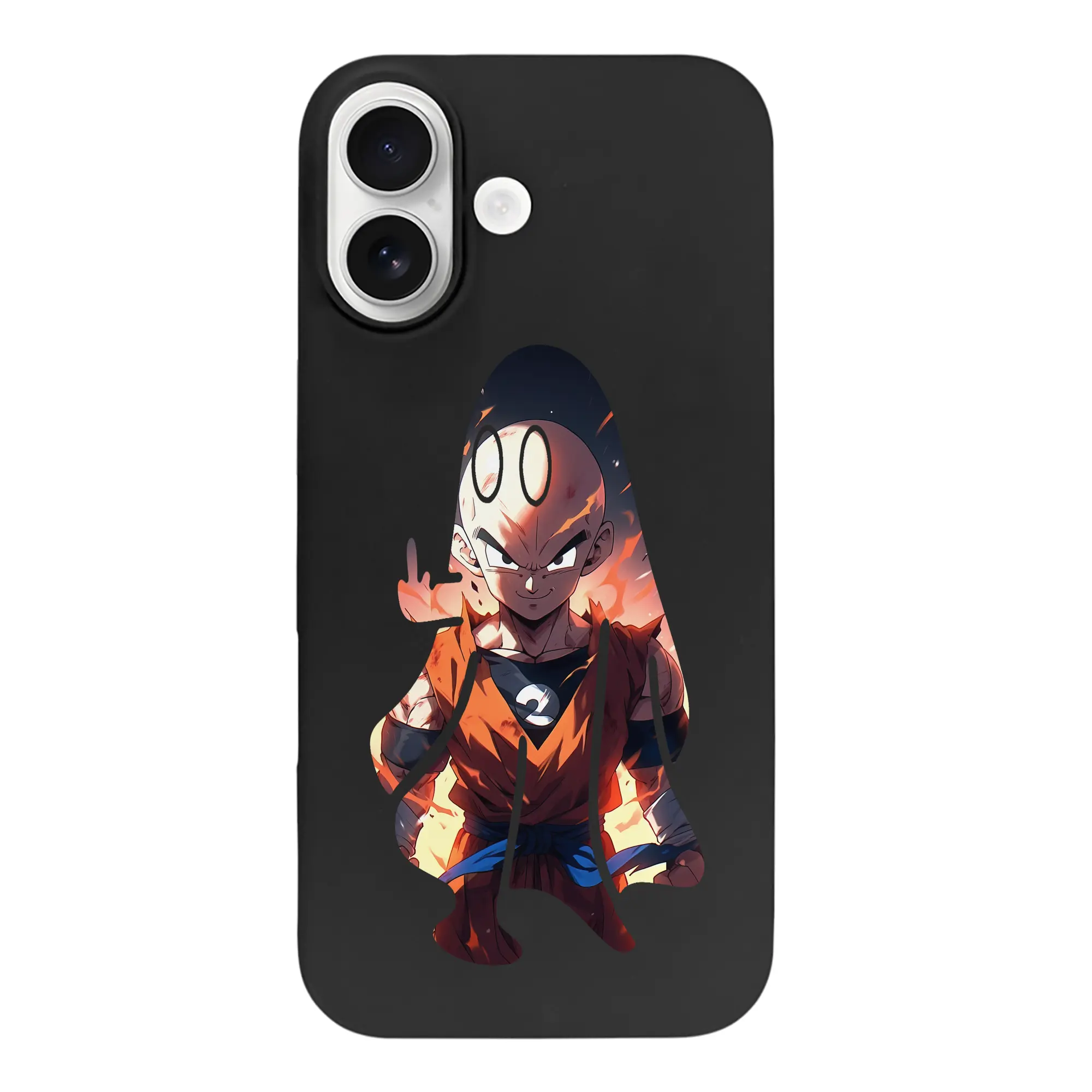 ドラゴンボール グッズクリリン - iPhone 17 シリーズ シリコンケース 薄型 耐衝撃 指紋防止 ソフトタッチカバー 精密フィット 傷防止 保護ケース iPhone 17/17 Air/17 Pro/17 Pro Max 対応